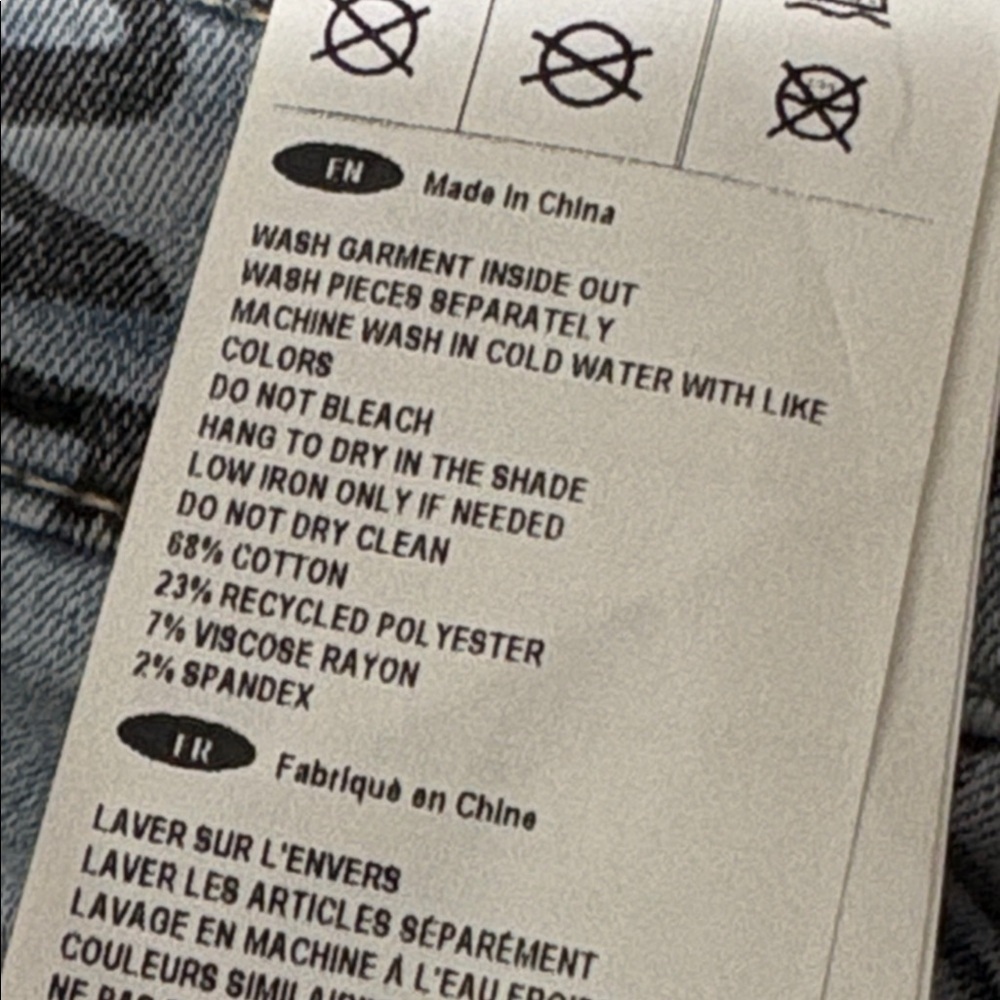 Joseph Ribkoff Lettering Jeans Style 221926 Skinny Mid Rise Crop - Picture 13 of 13